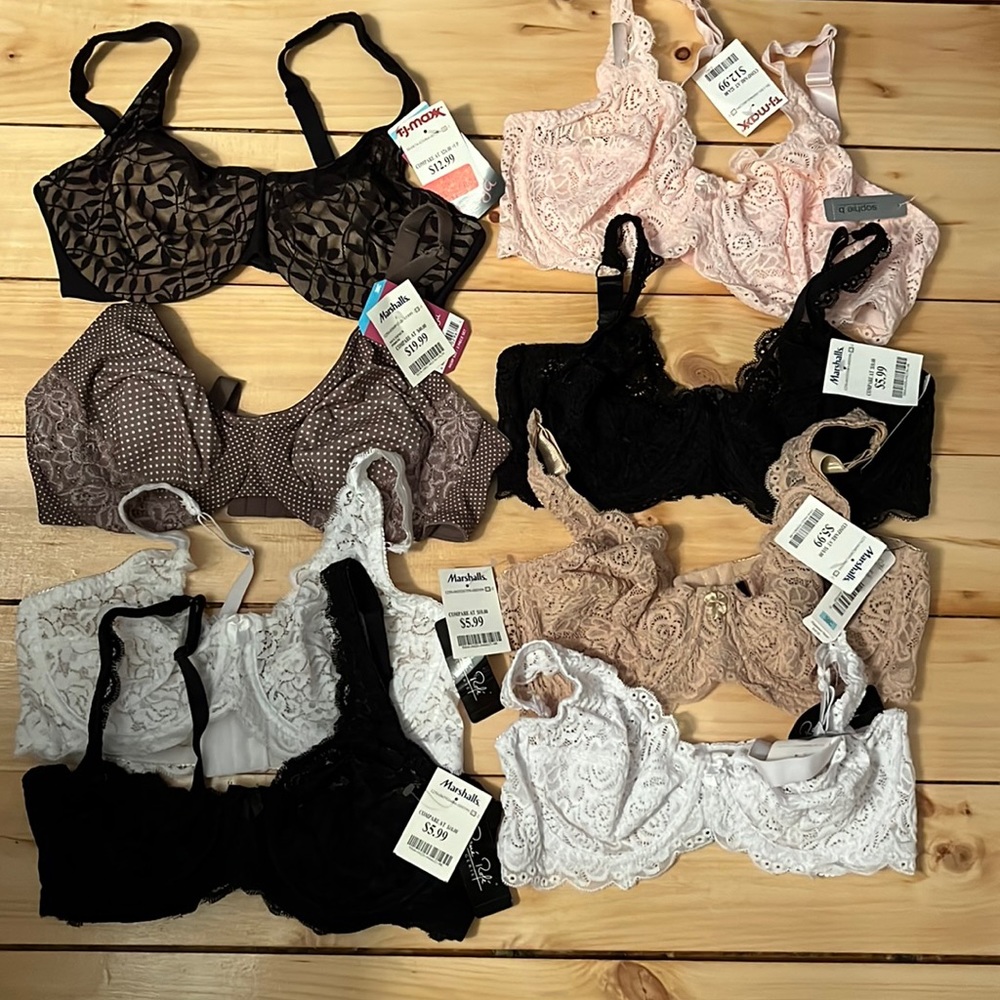 Hey 38C Girls! LOT! 8 brand new bras!  2 Olga, 1 Sophie B and 5 Rene Rofe